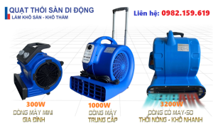 Quạt Thổi Khô Sàn