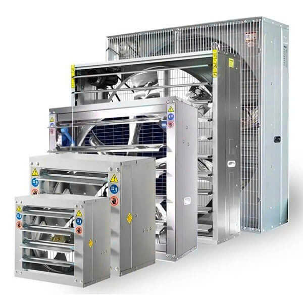 Quạt Công Nghiệp Vuông Gắn Tường