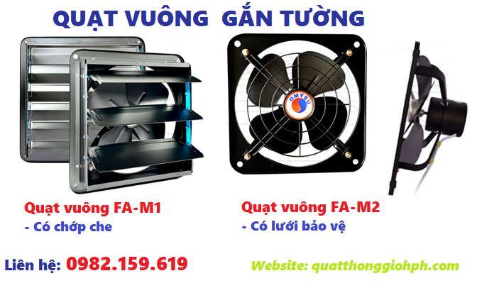 Quạt thông gió vuông - Hình ảnh 2