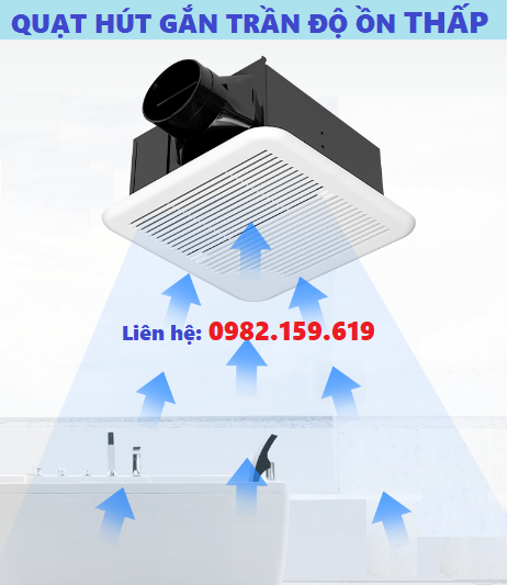 Quạt Hút Gắn Trần Độ Ồn Thấp - Hình ảnh 4